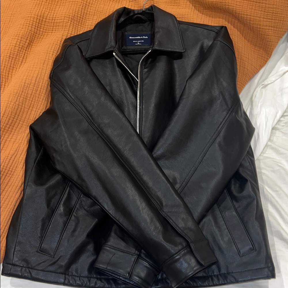 Oversized Quilted Leather Jacket